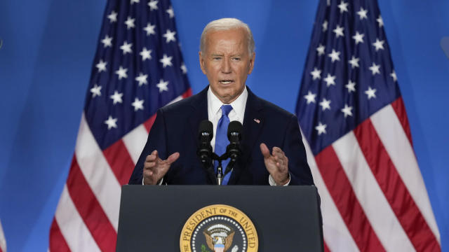 Biden speaks at news conference 