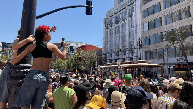 Pride Parade Watchers 